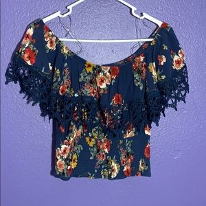 Off the shoulders crop top